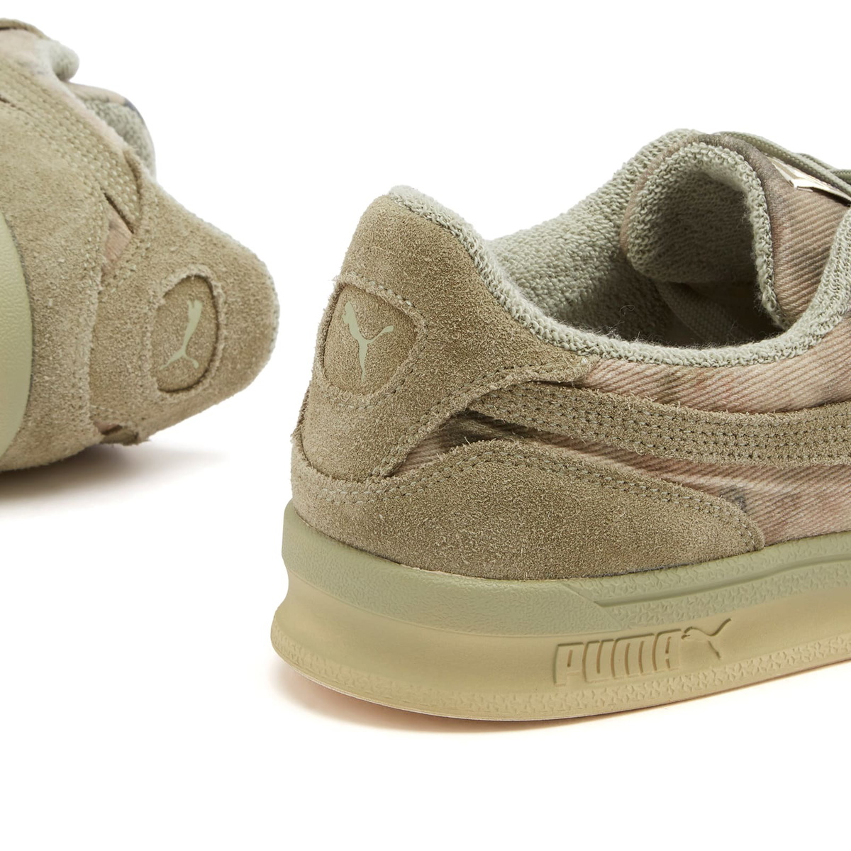 Puma x Kidsuper Indoor Dstrsd Sneaker in Lux Army Puma