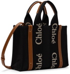 Chloé Black & Beige Small Woody Tote