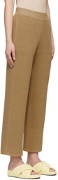 LE17SEPTEMBRE Brown Knit Lounge Pants