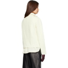 MACKAGE Off-White Gladys Knit Half-Zip Pullover Sweater