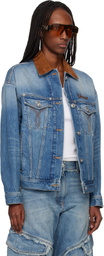 Versace Blue Trucker Denim Jacket