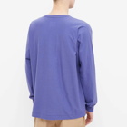 Homme Plissé Issey Miyake Men's Long Sleeve Release T-Shirt in Purple