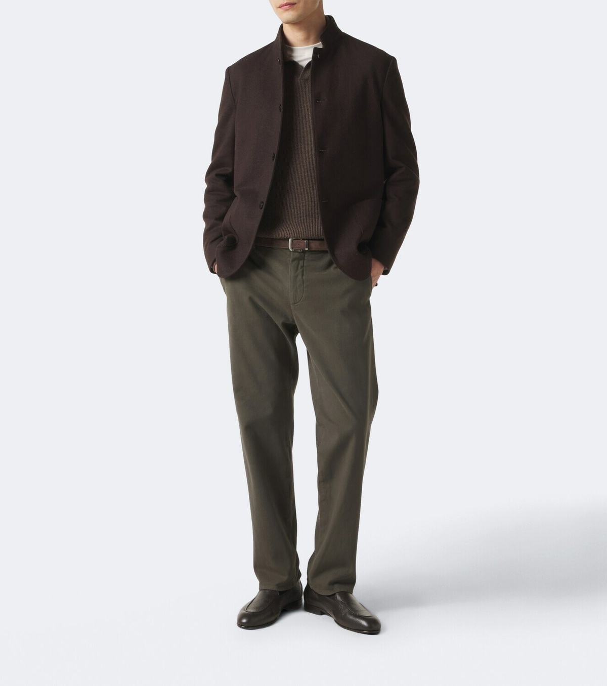 Agnona Cotton-blend chinos