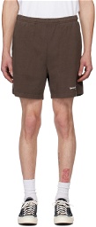 Sporty & Rich Brown 'Athletic Club' Shorts