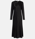 Asceno Salina silk charmeuse maxi dress