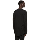 Julius Black Embroidered Long Sleeve T-Shirt