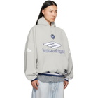 Balenciaga Gray Polo Hoodie