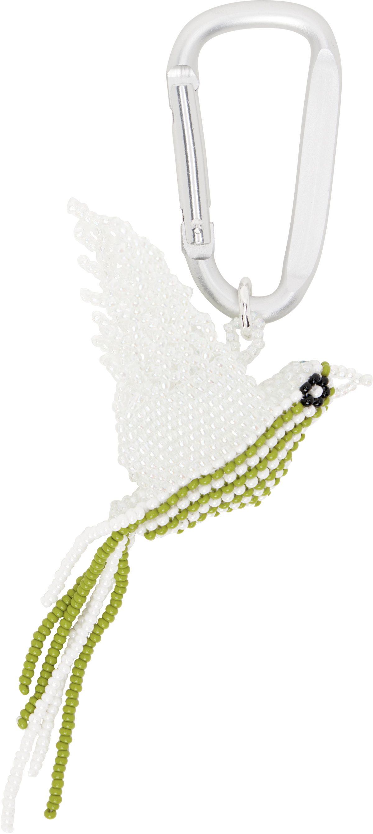 Pura Utz Silver Pajaro Carabiner Keychain