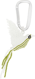 Pura Utz Silver Pajaro Carabiner Keychain