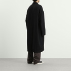 Rick Owens Men's Buttoned Brad Coat in Black