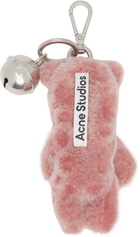 Acne Studios Pink Teddy Bear Keychain