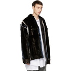 Y/Project Brown Faux Fur Jacket