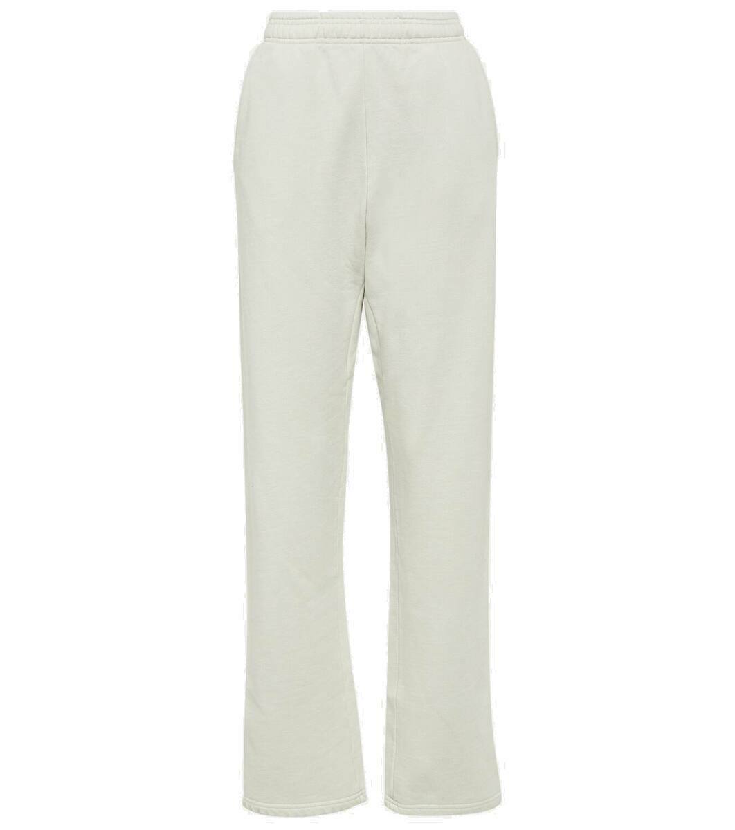 Cotton Fleece Flared Pants