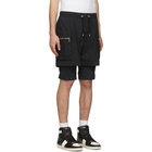 Balmain Navy Double Layer Shorts