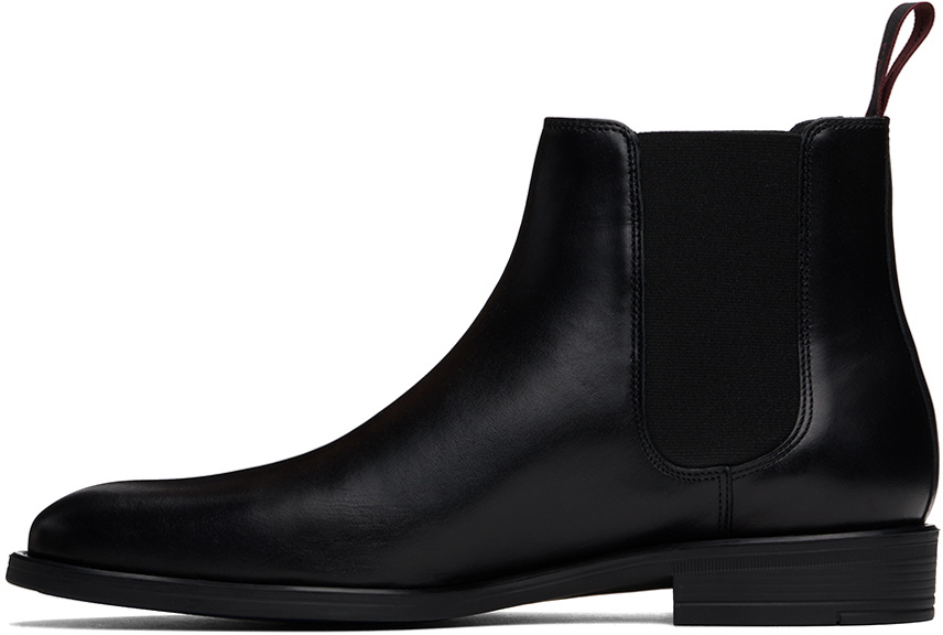PS by Paul Smith Black Leather Cedric Boots
