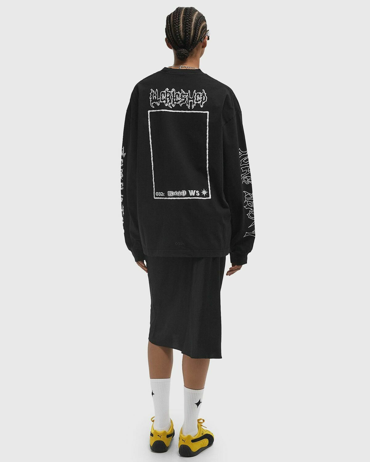 032c ARMOUR LONGSLEEVE Black Womens Longsleefe