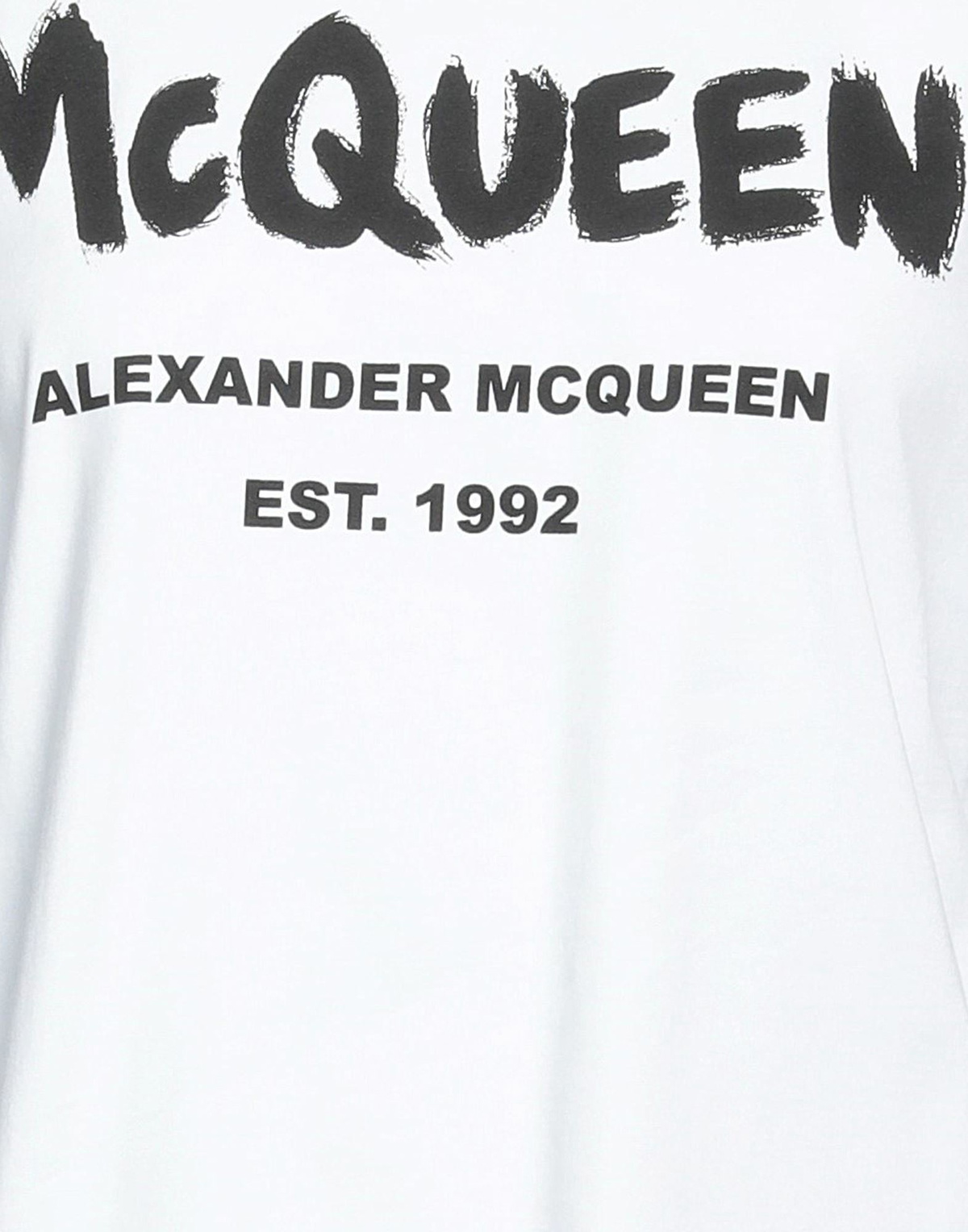 Mcqueen Womens T-shirt in Off white