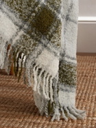 The Conran Shop - Fringed Checked Alpaca-Blend Bouclé Throw