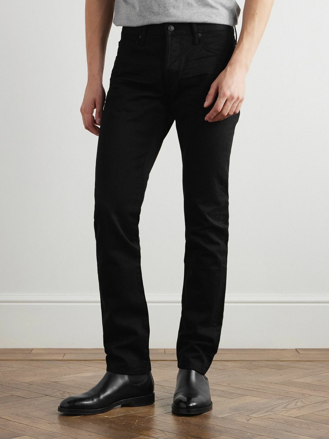 TOM FORD - Slim-Fit Jeans - Black TOM FORD