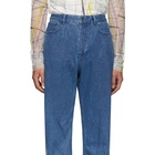 Y/Project Blue Small Line Jeans