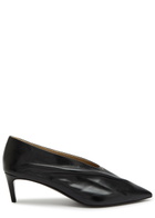 Khaite Miriam 50 Draped Leather Pumps