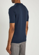 John Smedley Noah Cotton Polo Shirt Navy