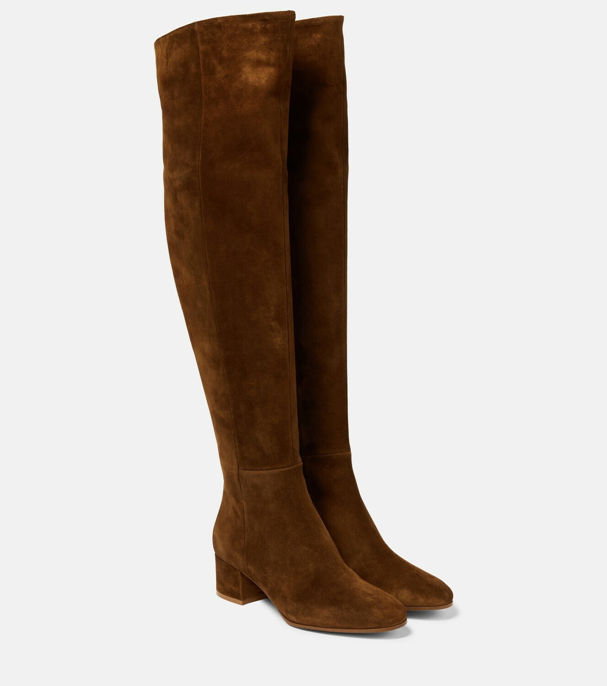 Gianvito Rossi Rolling suede over-the knee boots