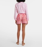 Etro Paisley cotton and silk shorts