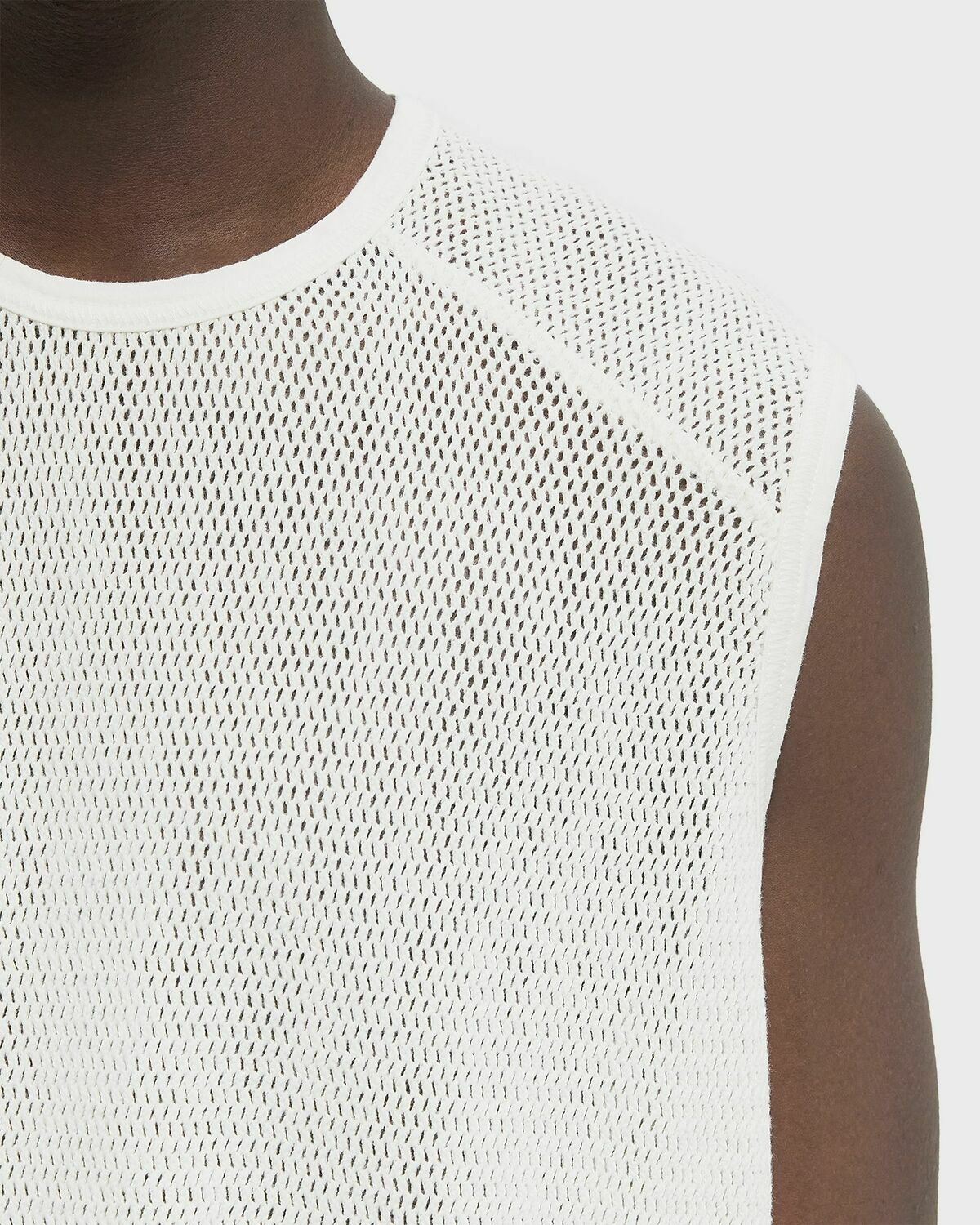 WOOLRICH MESH TANK Beige Mens Shortsleeves/Tank Top