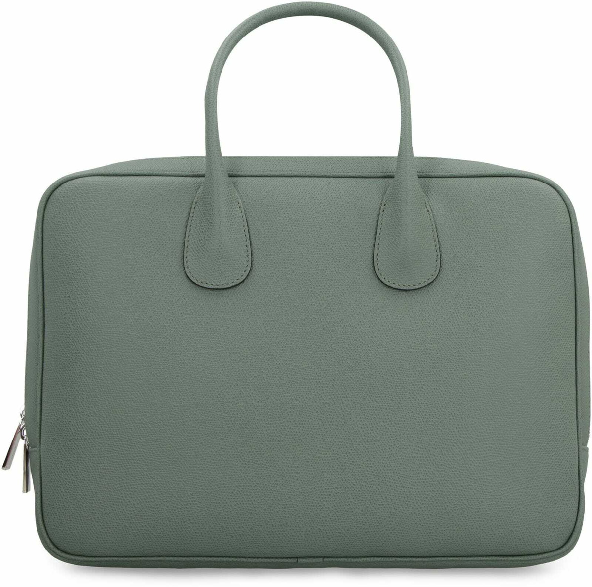 Valextra My Logo Leather Briefcase