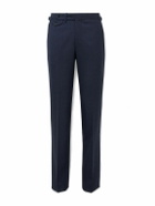 J. Mueser - Slim-Fit Straight-Leg Virgin Wool Suit Trousers - Blue