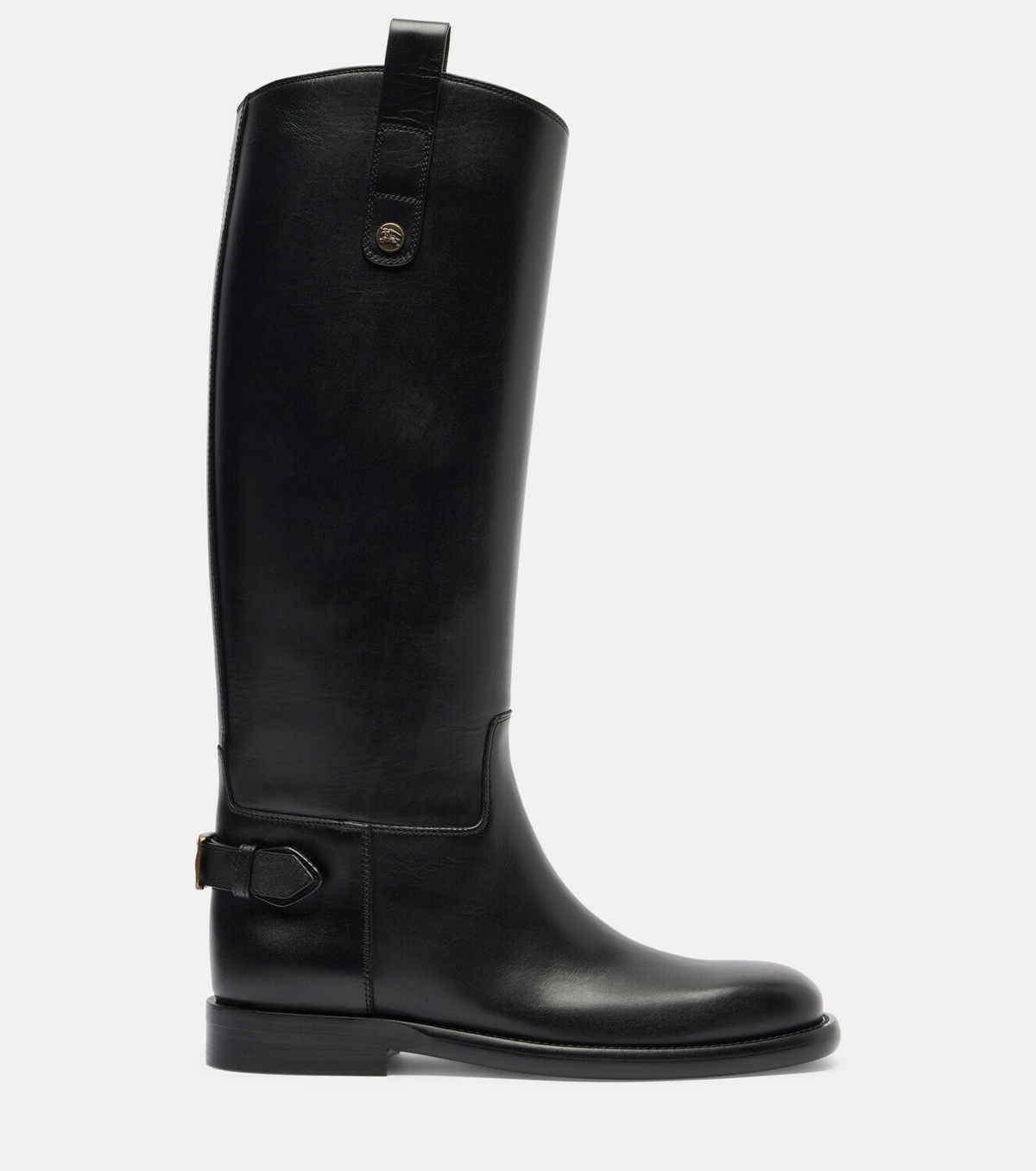 Burberry Cavalier leather knee-high boots