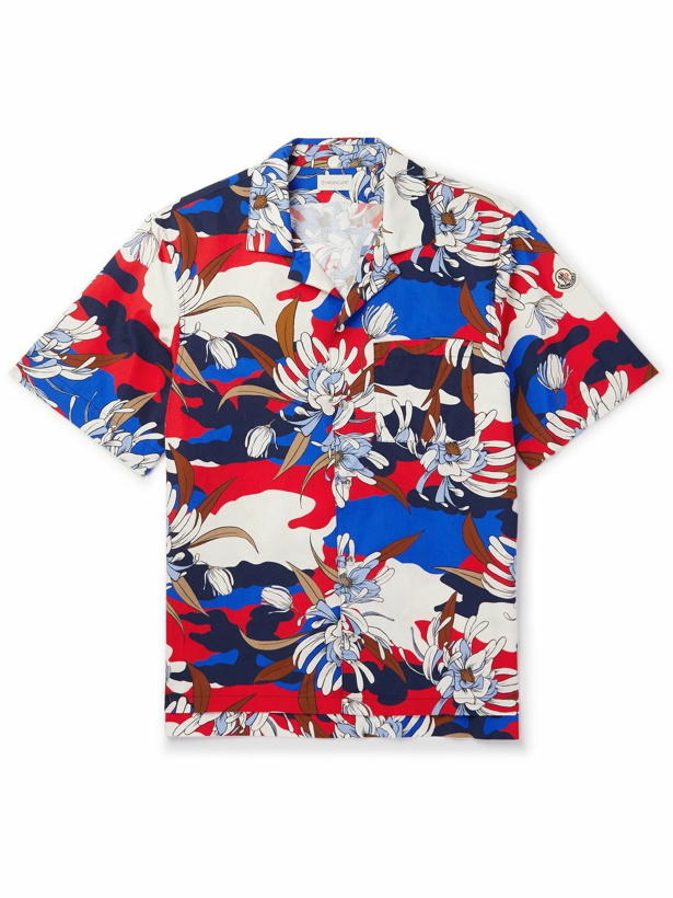 Photo: Moncler - Camp-Collar Printed Cotton-Poplin Shirt - Multi