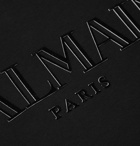 Balmain - Logo-Appliquéd Cotton-Jersey T-Shirt - Black