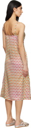 Dries Van Noten Off-White Silk Slip Midi Dress