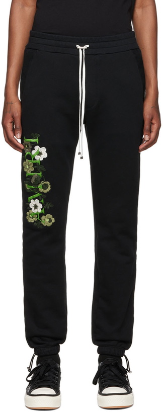 Photo: AMIRI Black Flower Lounge Pants