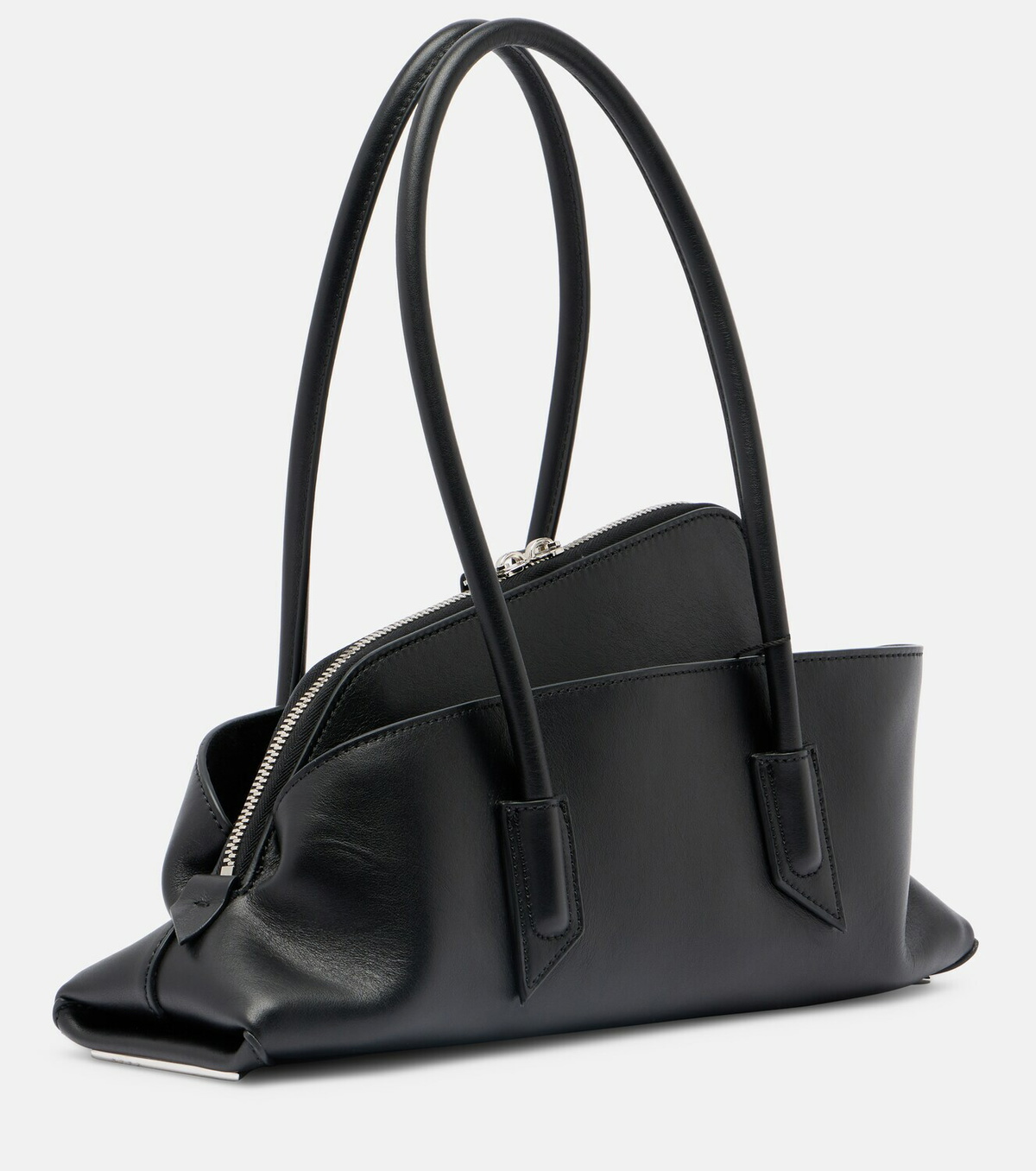 The Attico La Passeggiata Small leather tote bag