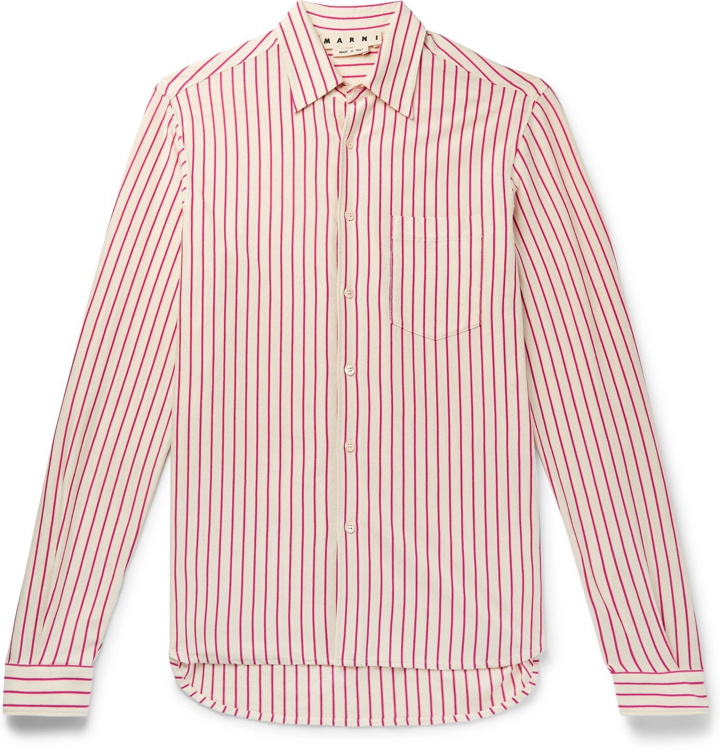 Photo: Marni - Striped Cotton Shirt - Neutrals