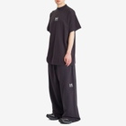 Balenciaga Men's Under Armour Baggy Sweat Pants in Washed Black/White