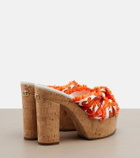 Dolce&Gabbana Majolica brocade platform sandals