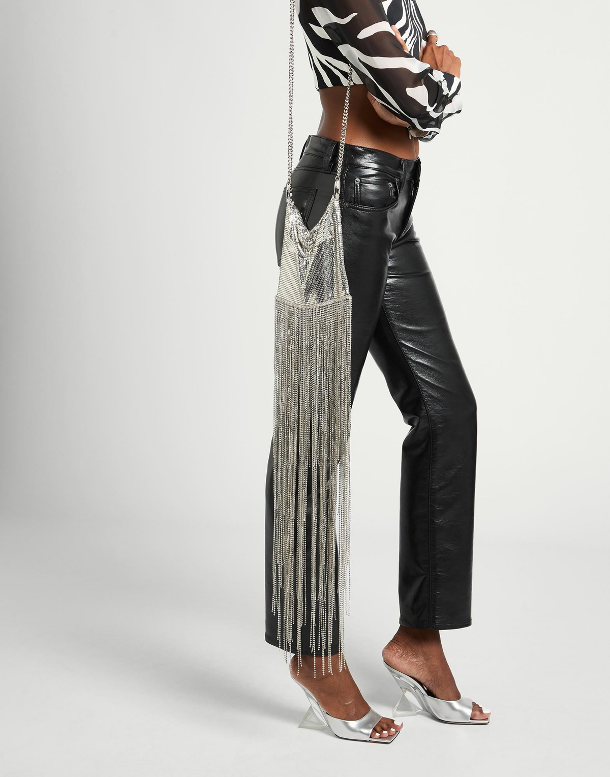 Dsquared2 Womens Cross-body bag in Silver