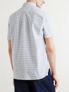 Beams Plus - Button-Down Collar Checked Cotton Shirt - White