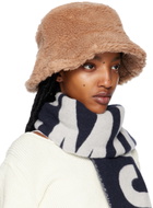 Stand Studio Tan Wera Faux-Fur Bucket Hat