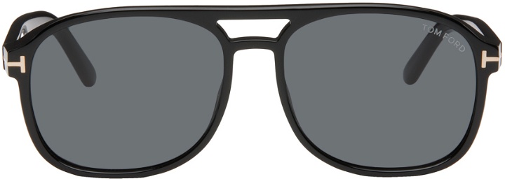 Photo: TOM FORD Black Aviator Sunglasses