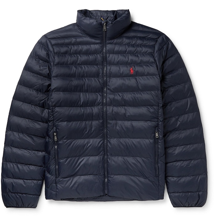 Photo: Polo Ralph Lauren - Quilted Padded PrimaLoft Shell Jacket - Blue
