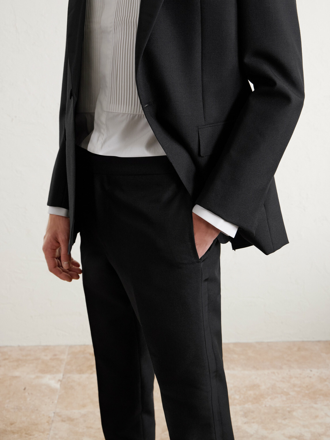 Sid Mashburn - Kincaid No. 3 Wool and Mohair-Blend Tuxedo Jacket - Black