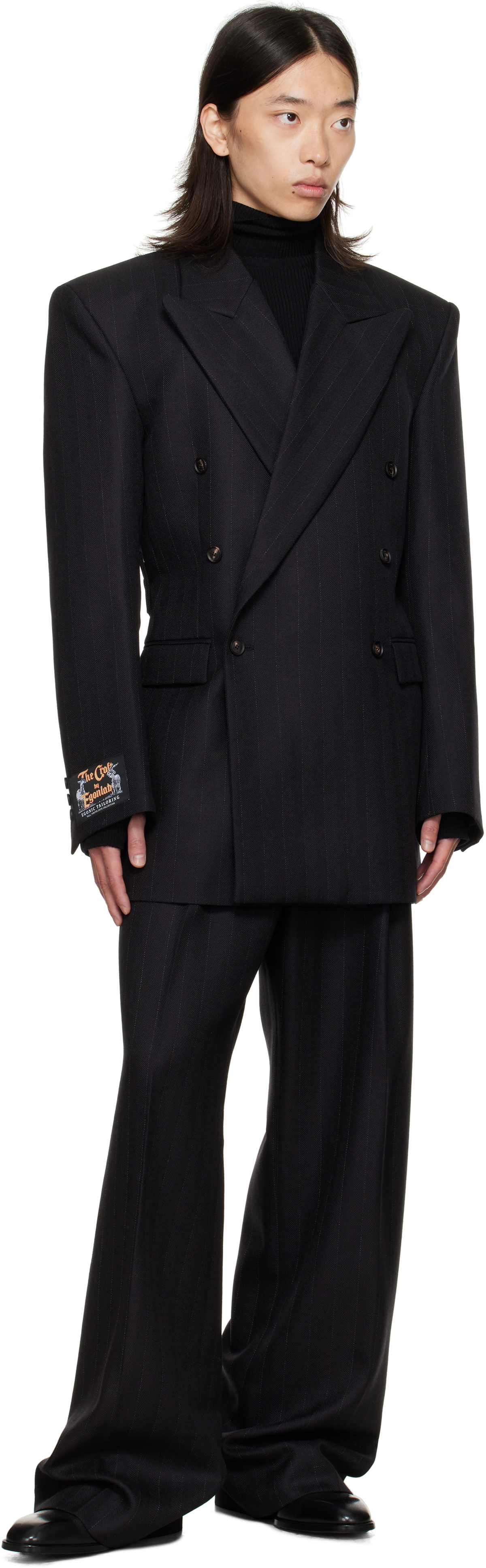 EGONlab Black Oversized Blazer
