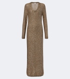 Brunello Cucinelli Sequined maxi dress