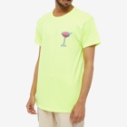 Tired Skateboards Men's Dirty Martini T-Shirt in Chartreuse