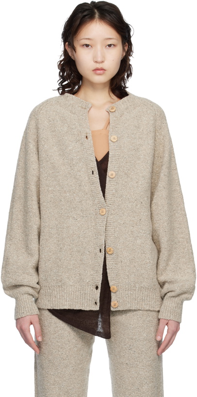 Photo: Baserange Taupe Soar Cardigan